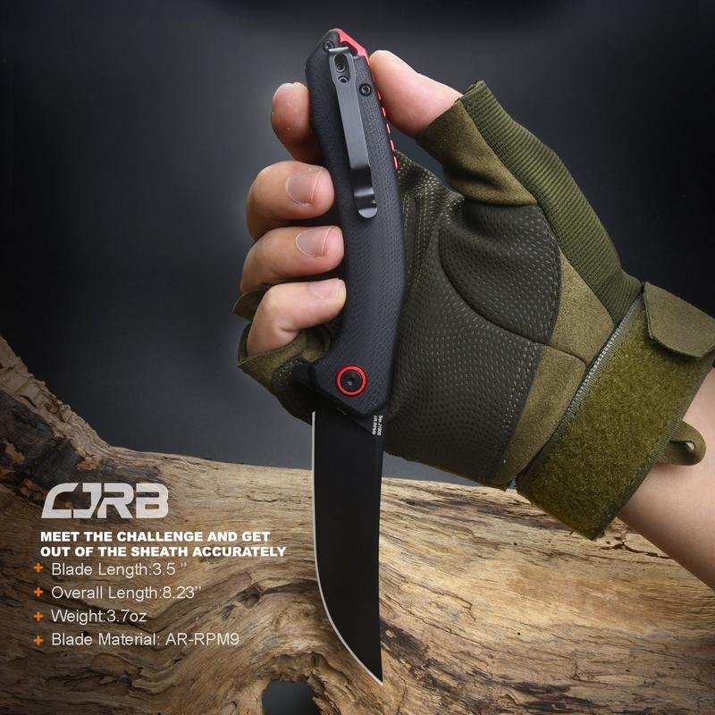 Gobi Tool Knife J1906 AR-RPM9 Steel Blade G10 Handle