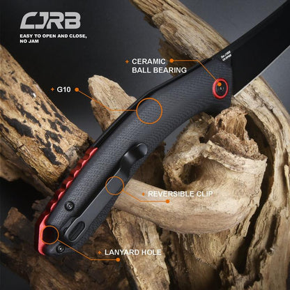 Gobi Tool Knife J1906 AR-RPM9 Steel Blade G10 Handle