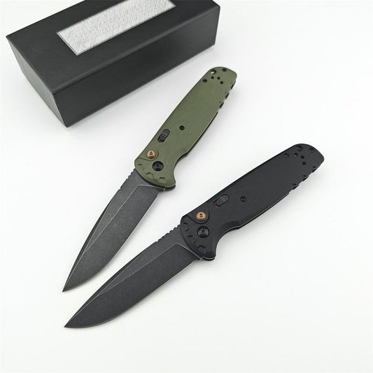 Attractify 4300BK-CLA Utility Button Lock Folding Knife