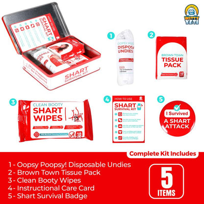 Shart Survival Kit - The Ultimate Emergency Bathroom Kit VIP