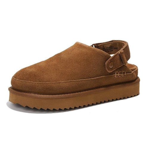 "Goldstar" Genuine Suede Clogs