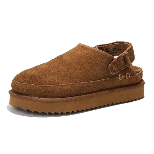 "Goldstar" Genuine Suede Clogs