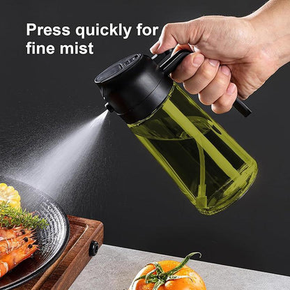 Premium 2 in 1 Oil Sprayer for Cooking 16oz