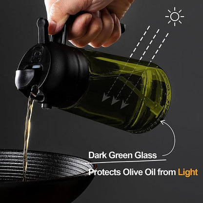 Premium 2 in 1 Oil Sprayer for Cooking 16oz